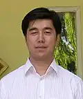 Alikhan Baimenov, former Labour and Social Protection of the Population Minister, former Presidential Administration and Prime Minister's Office head, from the Ak Zhol Democratic Party (AJ)