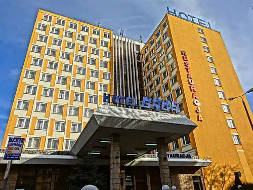 Facade on Dworcowa Street