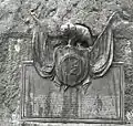 At the base of the 1846 Bear Flag Revolt monument in Sonoma