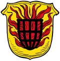 Fire basket from the coat of arms of the German community of Becherbach