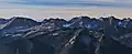 Beebe Mountain (left) and Elija Ridge