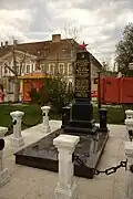 Bela Crkva monument dedicated to fallen Red Army Soviet soldiers