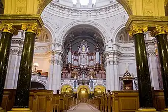 View into the church, 2013