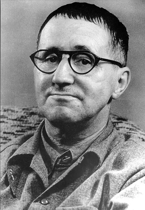Bertolt Brecht, poet, playwright and theatre director