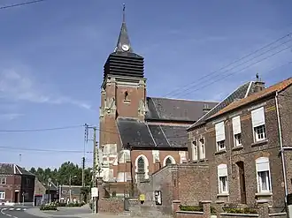 The church in Bévillers