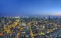 Aerial view of Bhendi Bazaar.