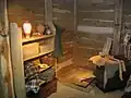 Celtic house interior reconstruction