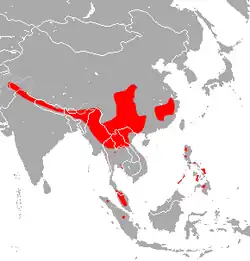 Map of range