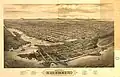 Victoria, Vancouver Island, British Columbia, 1878, with list of landmarks