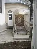 Crypt entrance