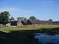 Reconstructed buildings at Biskupin