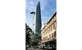 Bitexco Financial Tower seen from Ngô Đức Kế Street