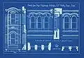 Window detail drawn by E. W. Pugin