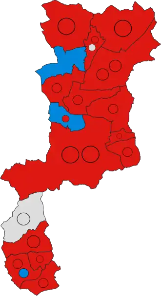 2023 results map