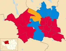 2011 results map