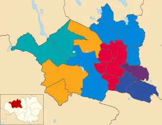 2019 results map
