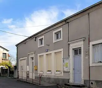 The town hall in Bourbévelle