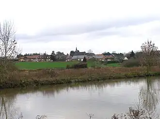 A general view of Boussières-sur-Sambre