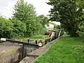 Looking up Brades Lock.
