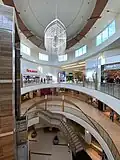 Northwest corner is the expansion area of the mall