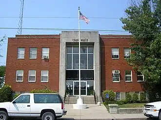 Breckinridge County, Kentucky courthouse in Hardinsburg