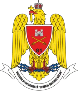 81st Mechanized Brigade "General Grigore Bălan"