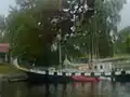 STV Black Jack, brigantine tall ship at Britannia Yacht Club