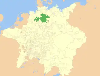 Brunswick-Lüneburg in 1648