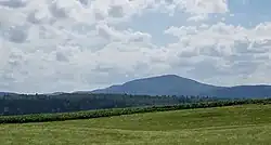 View from Mountain View Rd in Hardwick facing west