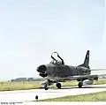 An F-86K Sabre of JG 74.