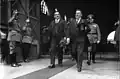 President-elect Plutarco Elías Calles along with President Friedrich Ebert in Berlin; August 1924.