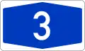 Bundesautobahn 3 number.svg