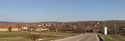 Panoramic view of the village