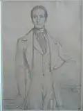 Portrait d'Alphonse de Lamartine