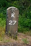 Mile marker