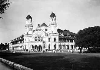 NIS company head office (Gedung Lawang Sewu), Semarang, Dutch East Indies.