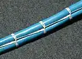 This style of continuous lacing, also called "marline hitching", is based on a series of overhand knots. A series of half-hitches, while visually similar, is not recommended for this application.[9]