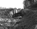 1977, looking uphill