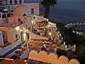 Café des delices at night