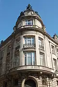 Rotunda at the angle of the Rue d'Argent and the Rue du Fossé-aux-Loups, designed by Alban Chambon in the 1910s