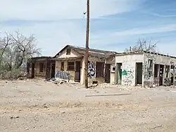 Abandoned Gas Station and stores