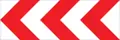 Direction Chevron to be followed