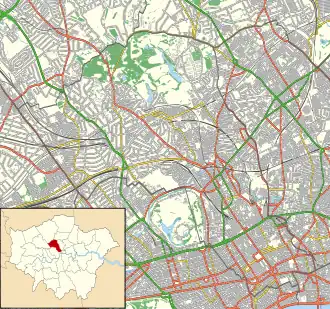 Royal Free Hospital is located in London Borough of Camden