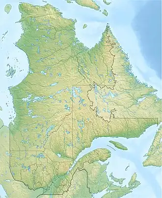 Caribou Mountain is located in Quebec