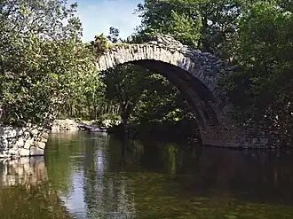 The Pontare Bridge, in Canavaggia