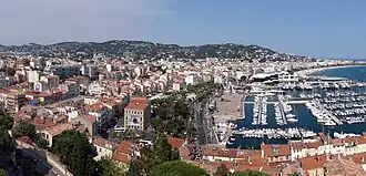 A view of Cannes
