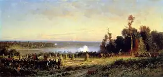 Cannonading on the Potomac by Alfred W. Thompson, c. 1869