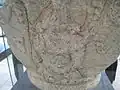Capital of a column with figural decoration of a Sasanian king