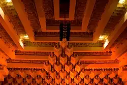 Detail of the ceiling
