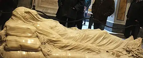 Veiled Christ, by Giuseppe Sanmartino, was widely believed to be created by alchemy c. 1753.